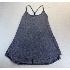 Nike Women's Dri-FIT One Elastika XL Tank Top DD4941-010 Blue Gorpcore